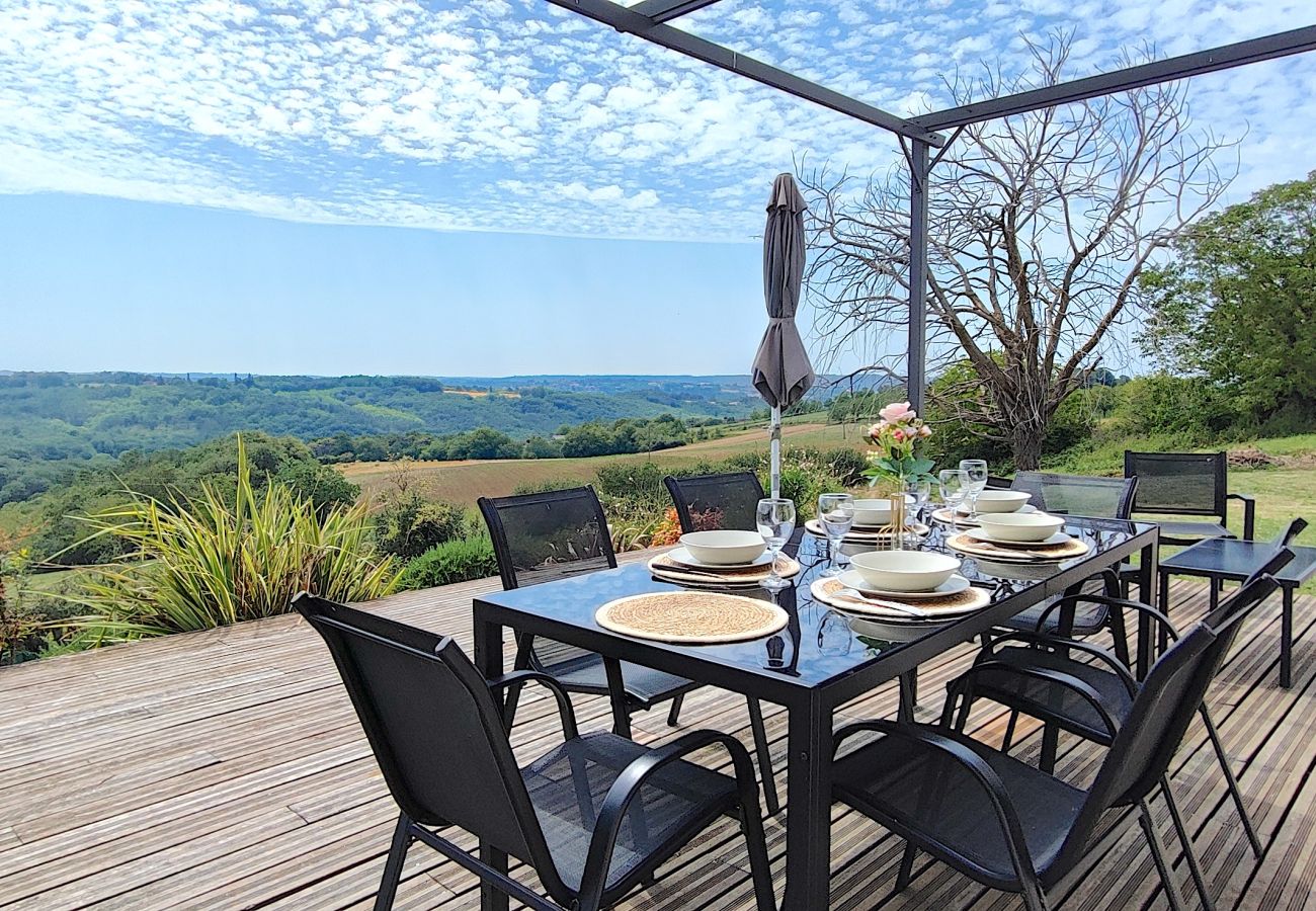Maison à Carves - Jolie maison à la campagne- vue magnifique 6 pers 