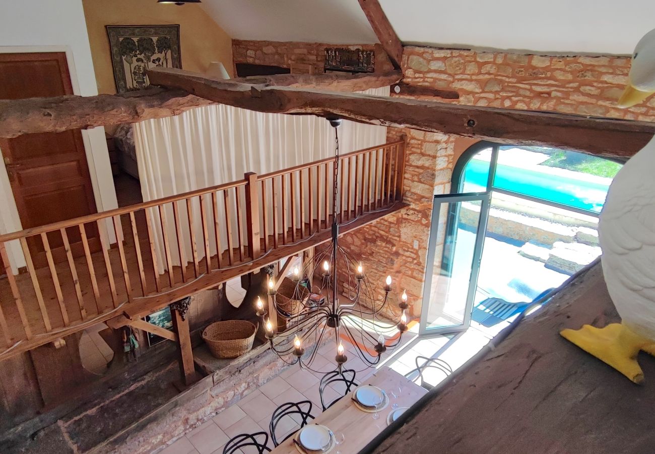 Maison à Nadaillac - La Grange d'Oca avec Piscine Privée