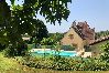 Maison à Saint-Cyprien - Vaste Périgourdine avec piscine en Périgord noir 