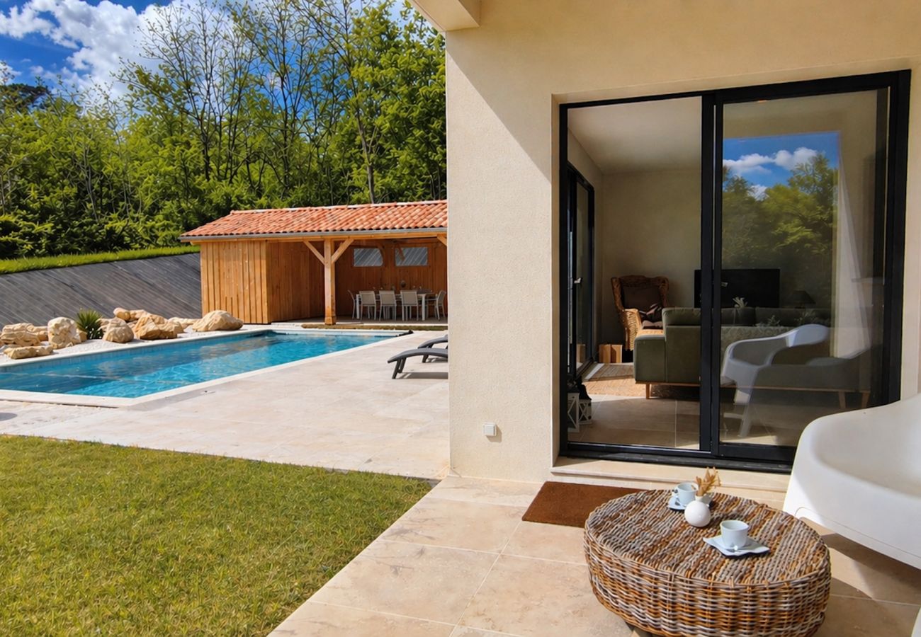 Villa à Carsac-Aillac - ManéLou : Villa cosy avec piscine