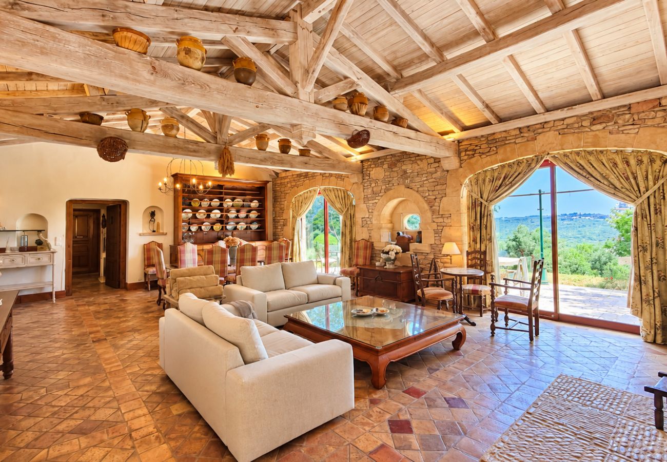 Villa à Tursac - La Truffière – Demeure de charme avec piscine à débordement et vue exceptionnelle sur la vallée