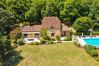 Villa à Tursac - La Truffière – Demeure de charme avec piscine à débordement et vue exceptionnelle sur la vallée